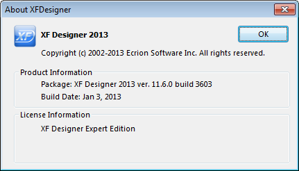 About_XFDesigner